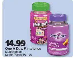PharmaChoice One A Day, Flintstones Multivitamins offer
