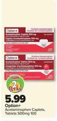 PharmaChoice Option+ Acetaminophen Caplets offer