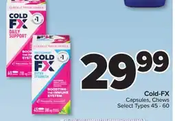 PharmaChoice Cold-FX Capsules, Chews offer