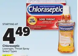 PharmaChoice Chloraseptic Lozenges, Throat Spray offer
