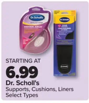 PharmaChoice Dr. Scholl's Supports, Cushions, Liners offer