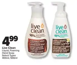 PharmaChoice Live Clean Liquid, Foaming Hand Soap offer
