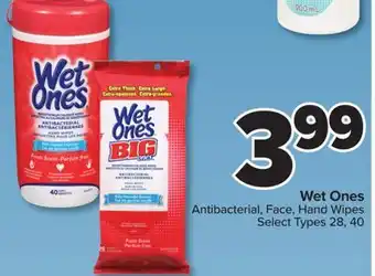 PharmaChoice Wet Ones Antibacterial, Face, Hand Wipes offer