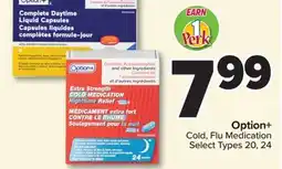 PharmaChoice Option+ Cold, Flu Medication offer