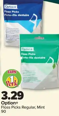 PharmaChoice Option+ Floss Picks Regular, Mint offer
