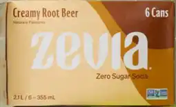 Walmart Zevia zero sugar soda 6-pack offer