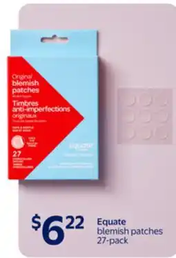 Walmart Equate blemish patches 27-pack offer