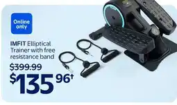 Walmart IMFIT Elliptical Trainer with free resistance band offer