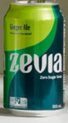 Walmart Zevia zero sugar soda can offer
