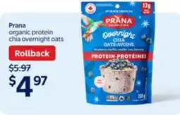 Walmart Prana Organic Protein Chia Overnight Oats offer