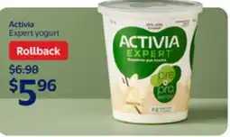 Walmart Activia Expert yogurt offer
