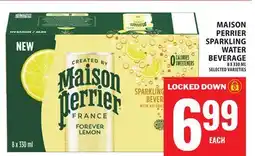 Food Basics MAISON PERRIER SPARKLING WATER BEVERAGE offer