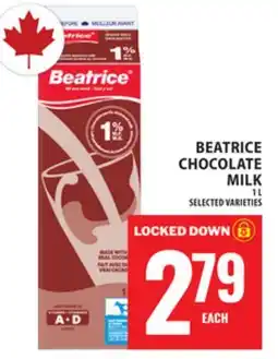Food Basics BEATRICE CHOCOLATE MILK offer