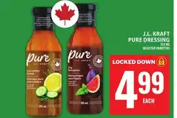 Food Basics J.L. KRAFT PURE DRESSING offer