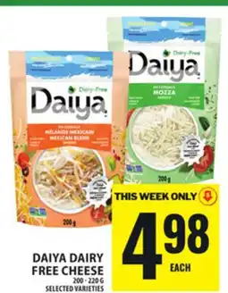 Food Basics DAIYA DAIRY FREE CHEESE offer