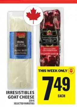 Food Basics IRRESISTIBLES GOAT CHEESE offer