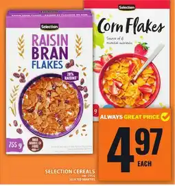 Food Basics SELECTION CEREALS offer