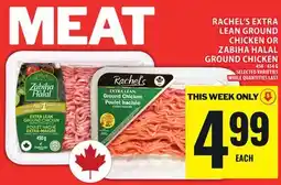 Food Basics RACHEL'S EXTRA LEAN GROUND CHICKEN OR ZABIHA HALAL GROUND CHICKEN offer