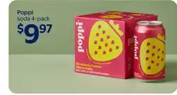 Walmart Poppi Soda 4-pack offer