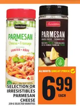 Food Basics SELECTION OR IRRESISTIBLES PARMESAN CHEESE offer