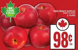 Food Basics RED PRINCE APPLES offer