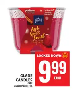 Food Basics GLADE CANDLES offer