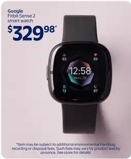Walmart Google Fitbit Sense 2 smart watch offer