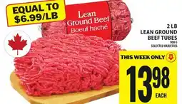 Food Basics 2 LB LEAN GROUND BEEF TUBES offer