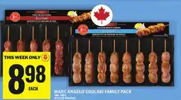 Food Basics MARC ANGELO SOULAKI FAMILY PACK offer