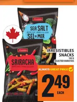Food Basics IRRESISTIBLES SNACKS offer