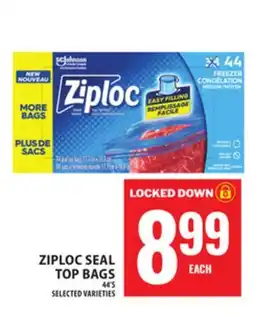Food Basics ZIPLOC SEAL TOP BAGS offer