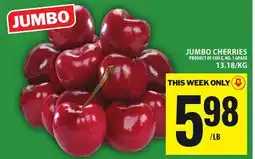 Food Basics JUMBO CHERRIES offer