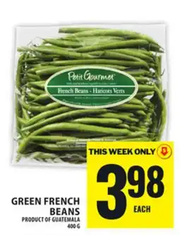 Food Basics GREEN FRENCH BEANS offer