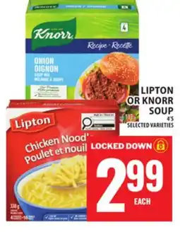 Food Basics LIPTON OR KNORR SOUP offer