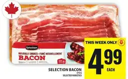 Food Basics SELECTION BACON offer