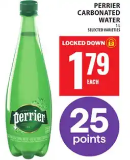 Food Basics PERRIER CARBONATED WATER offer