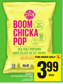 Food Basics ANGIE'S GLUTEN FREE POPCORN offer