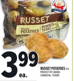 Metro RUSSET POTATOES offer