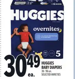 Metro HUGGIES BABY DIAPERS offer