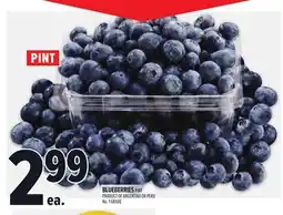Metro BLUEBERRIES offer