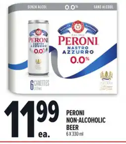 Metro PERONI NON-ALCOHOLIC BEER offer