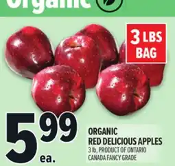 Metro ORGANIC RED DELICIOUS APPLES offer