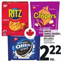 Metro CHRISTIE COOKIES, CRACKERS, CRISPERS OR BITS & BITES offer