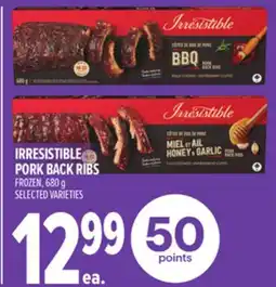 Metro IRRESISTIBLE PORK BACK RIBS offer