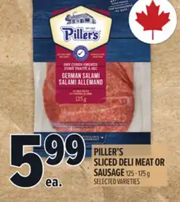 Metro PILLER'S SLICED DELI MEAT OR SAUSAGE offer
