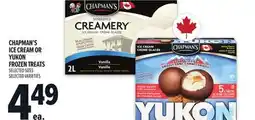 Metro CHAPMAN'S ICE CREAM OR YUKON FROZEN TREATS offer