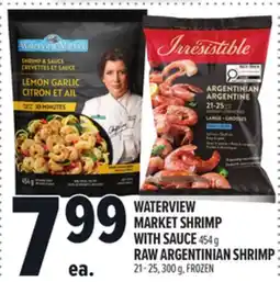 Metro WATERVIEW MARKET SHRIMP WITH SAUCE 454 G RAW ARGENTINIAN SHRIMP offer