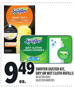 Metro SWIFFER DUSTER KIT, DRY OR WET CLOTH REFILLS offer