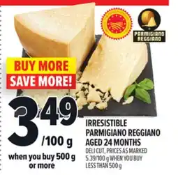 Metro IRRESISTIBLE PARMIGIANO REGGIANO AGED 24 MONTHS offer