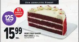 Metro FRONT STREET BAKERY HALF CAKES offer